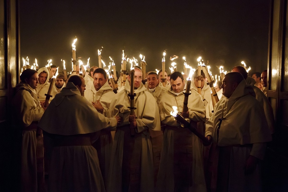 Zamora, Spanyolország - 'Cristo de la Buena Muerte' testvériség felvonuláson
